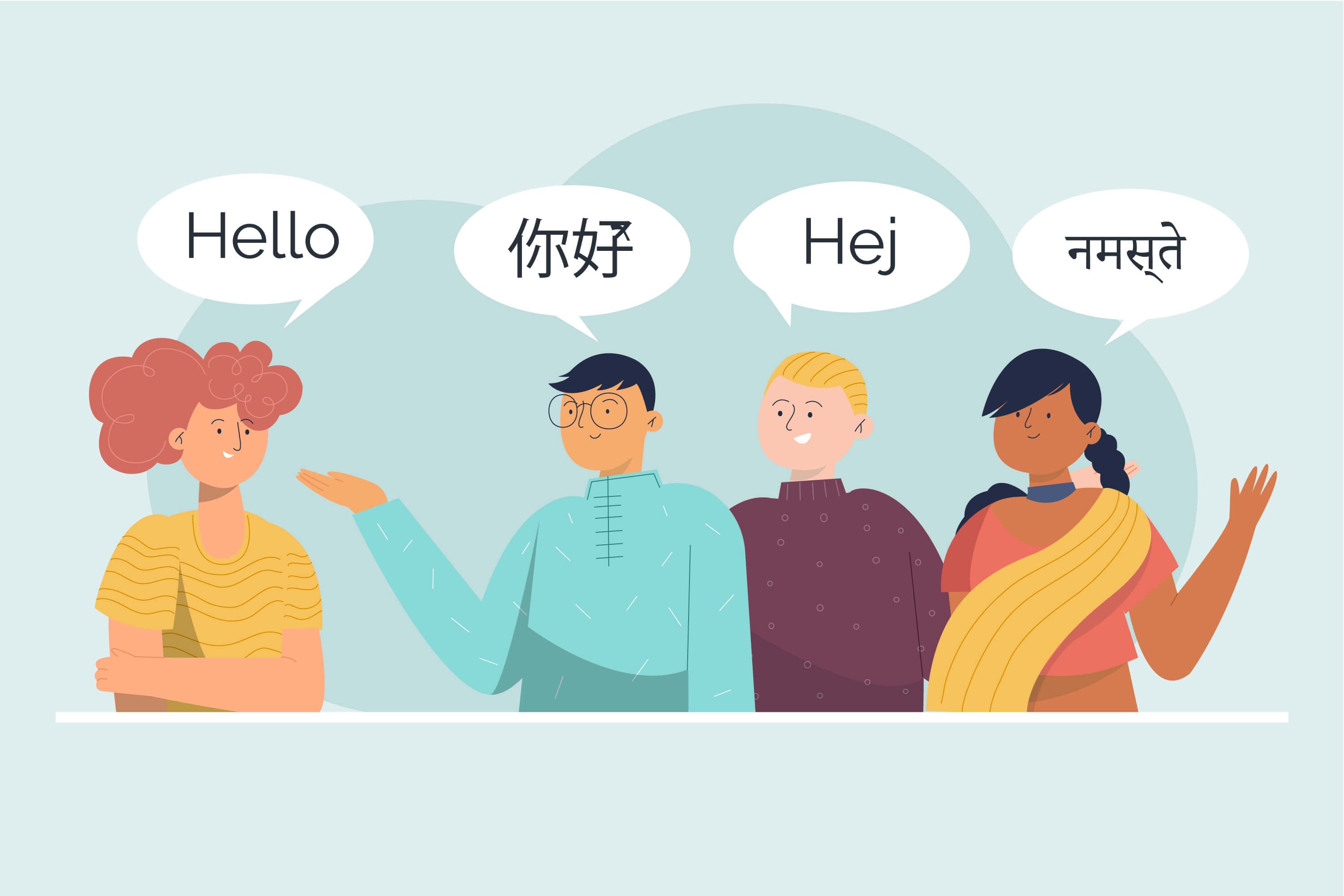 Illustration of Infinite Talk AI handling multilingual video dubbing across hundreds of languages and dialects in one unified pipeline